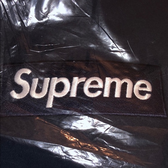 boxlogo crewneck navy large deadstock - Picture 4 of 5
